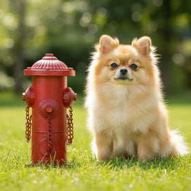 YiLifebes 9-inch height suits small breeds like chihuahuas for easy marking