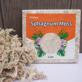 Yilotuce sphagnum moss expands to about 3.5 quarts for planting