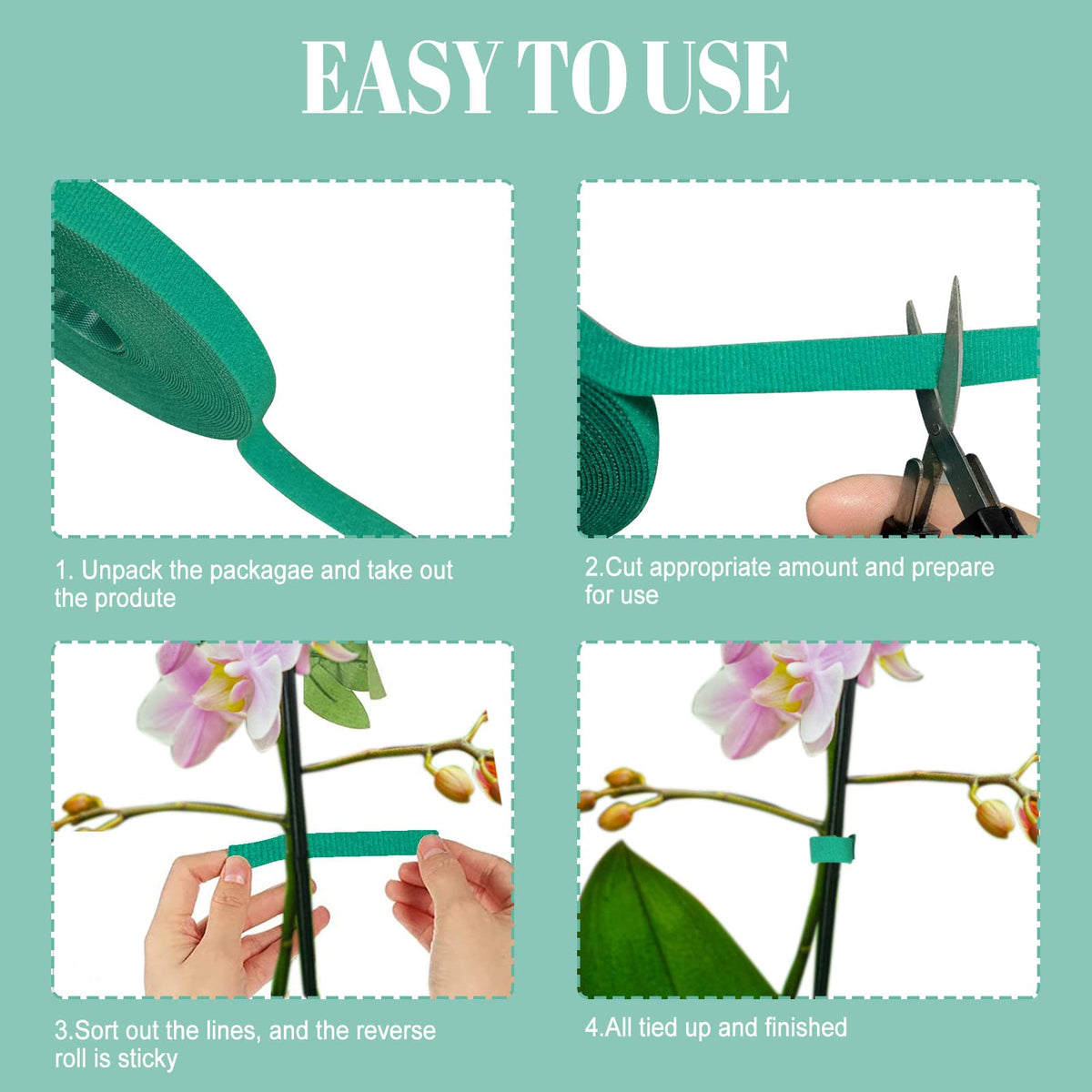 YimeBand garden decor tie supporting vines and trellis projects