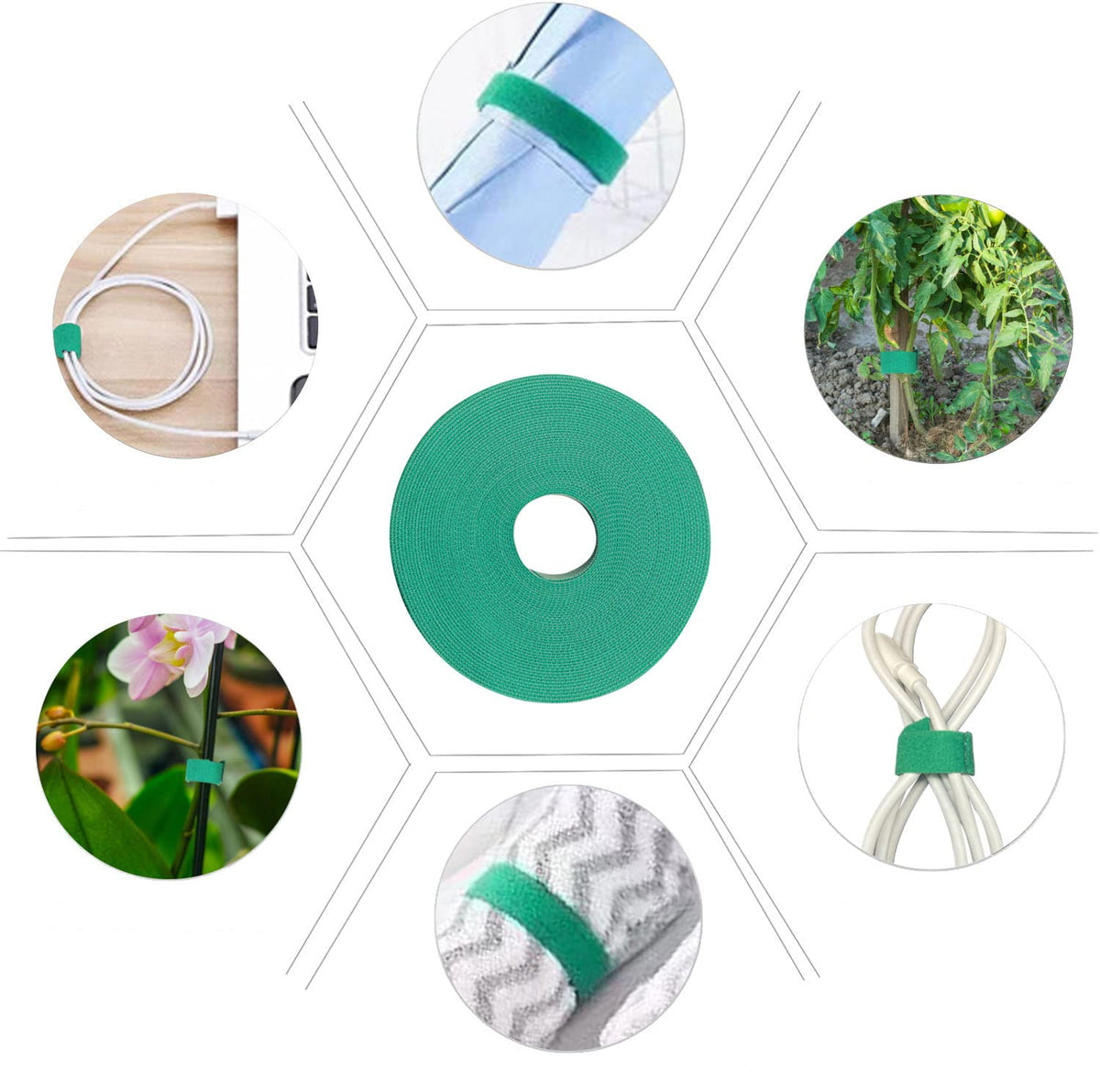 YimeBand multiuse garden tie for cables and garden fixes