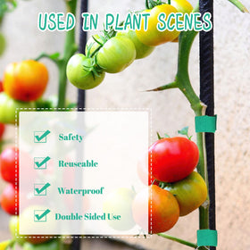 YimeBand twist tie with rough side for strong grip on plants