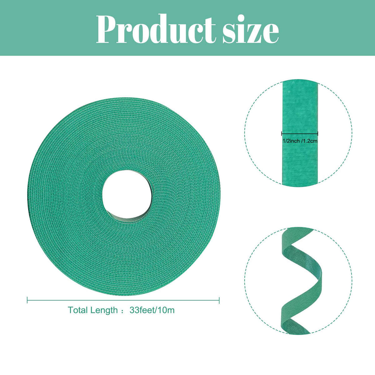 YimeBand twist tie with soft side protecting plant stems