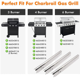 Yiming carryover tube for Char-Broil Advantage 3-burner ensures steady flame flow.
