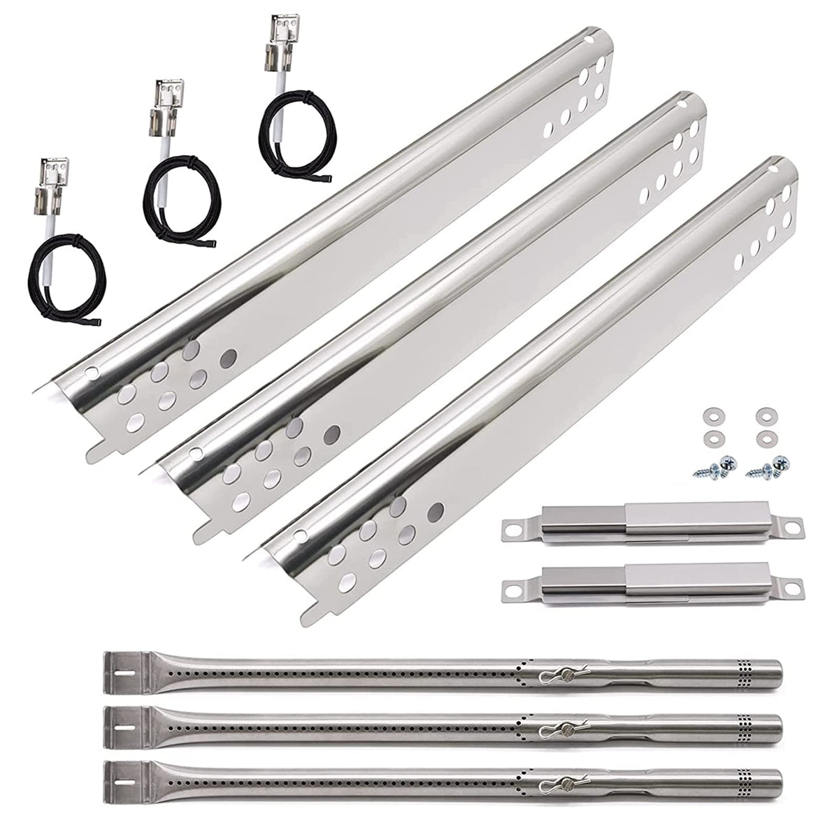 Yiming Charbroil Advantage 3-burner burner-tube close-up for durability and fit.