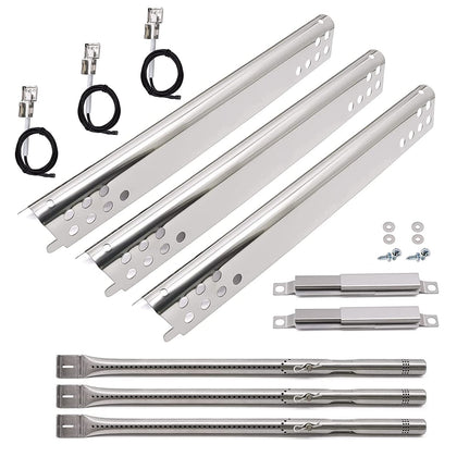 Yiming Charbroil Advantage 3-burner burner-tube close-up for durability and fit.