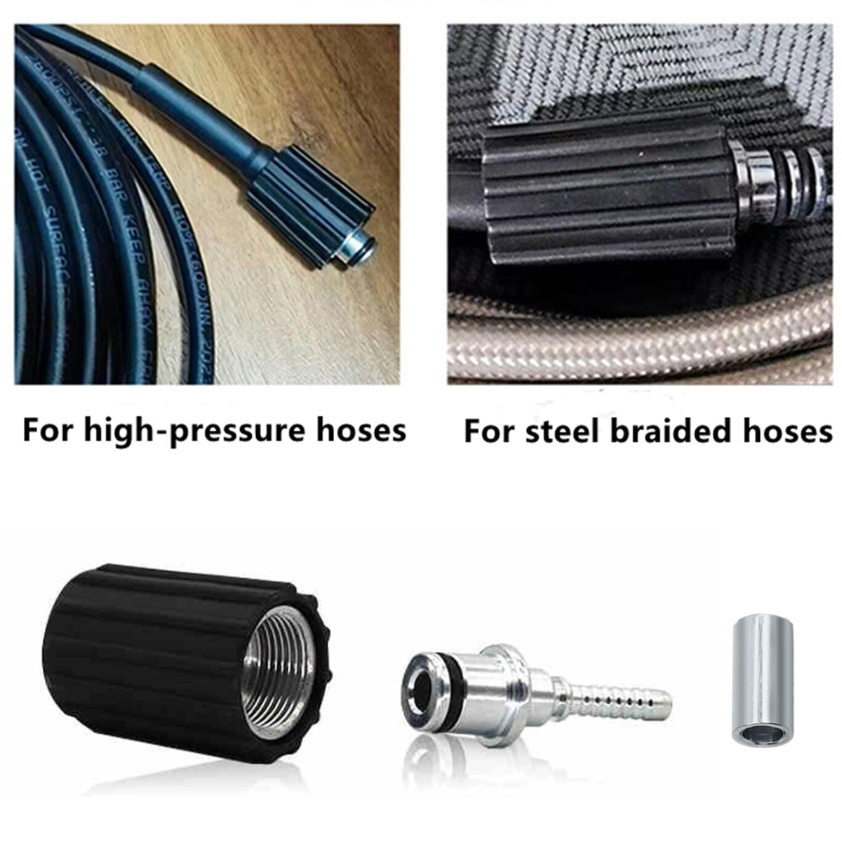 Garage and driveway car wash with Yimluofa kit.