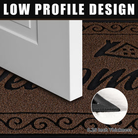 Yimobra beveled edges help keep indoor floors dry.