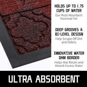 Yimobra rugged mat withstands sun, rain, and snow for year-round use