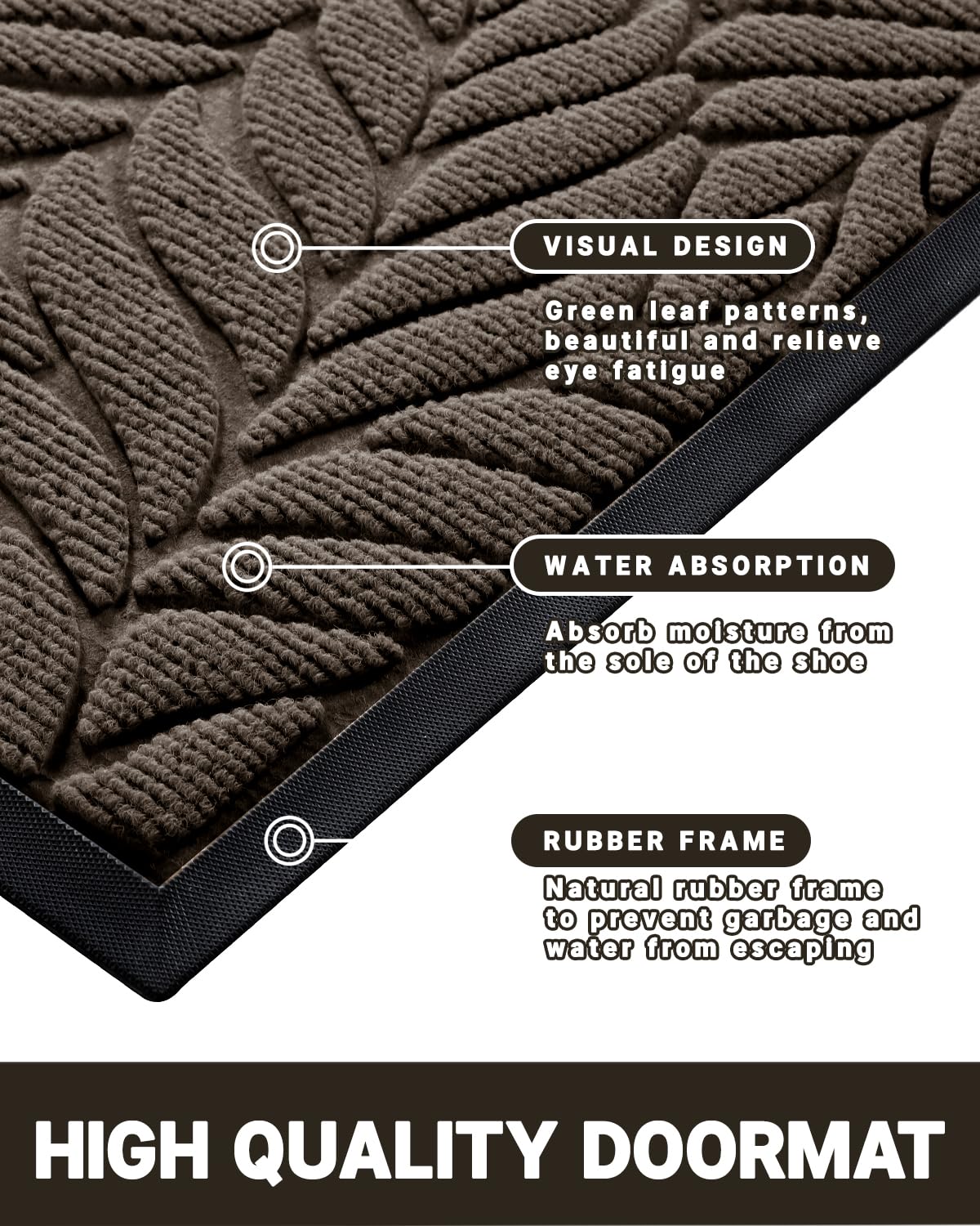 Yimobra weather-resistant core withstands sun, rain, and snow at entrances