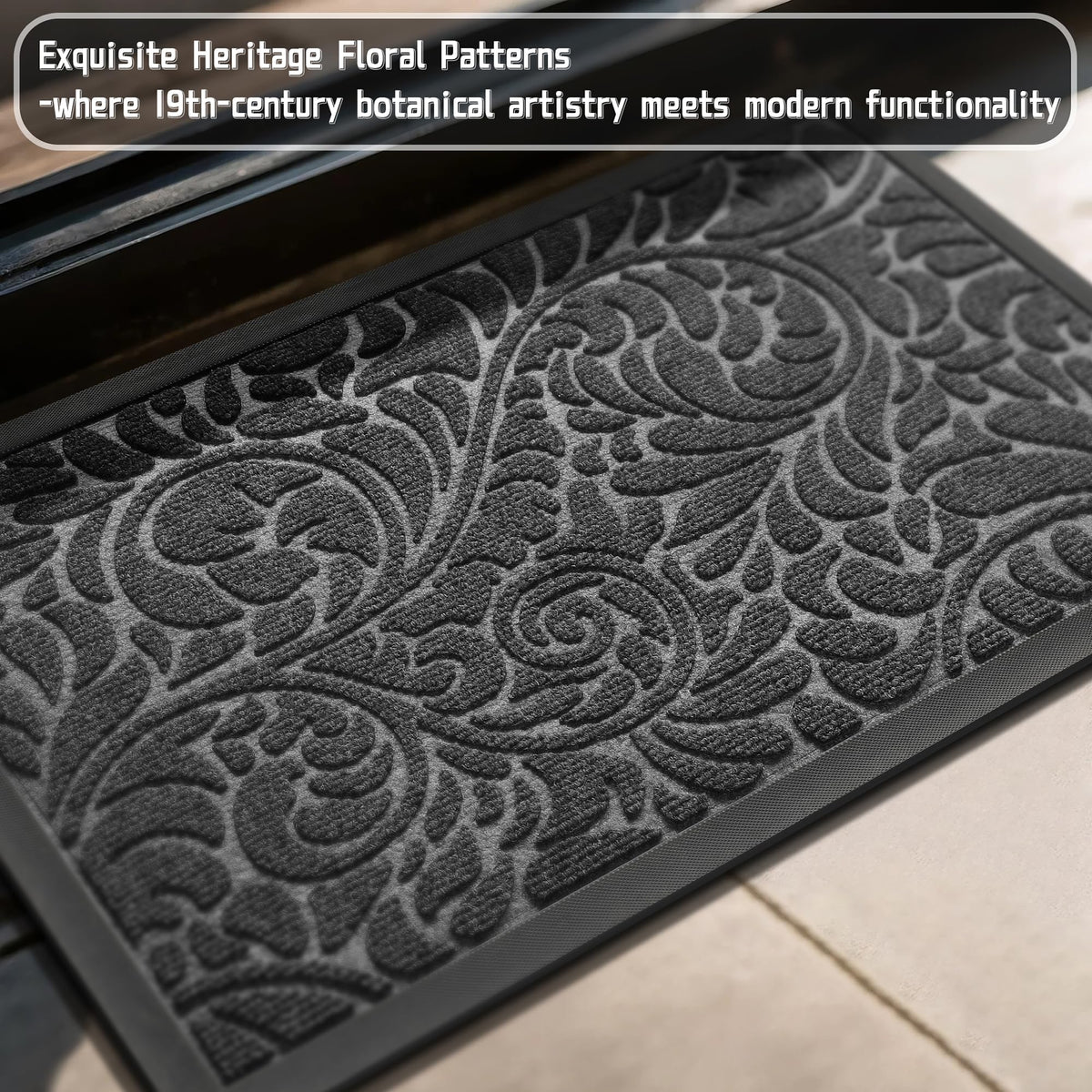 Yimobra doormat is easy to vacuum, sweep, or rinse