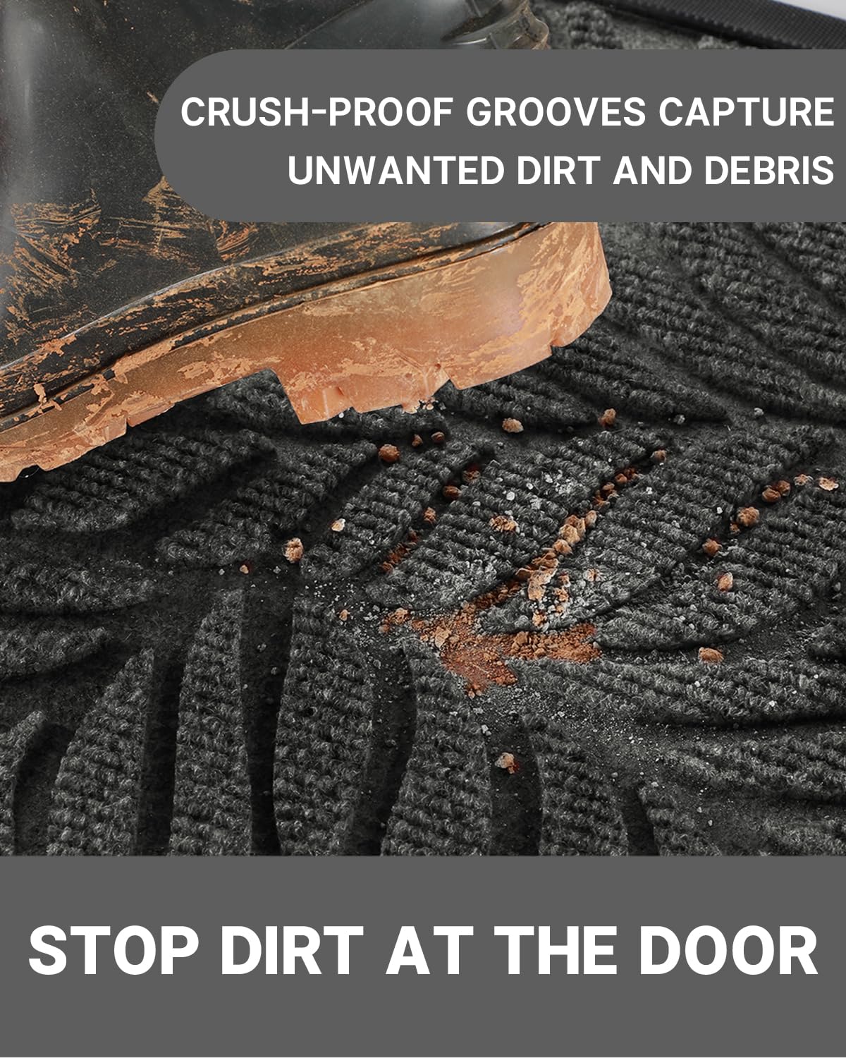 Yimobra mat features non-slip rubber backing for secure placement on floors.