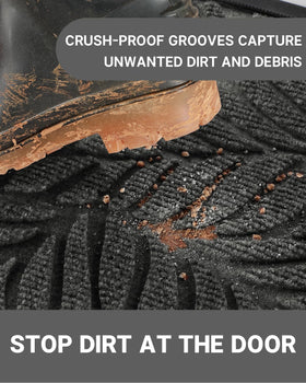 Yimobra mat features non-slip rubber backing for secure placement on floors.