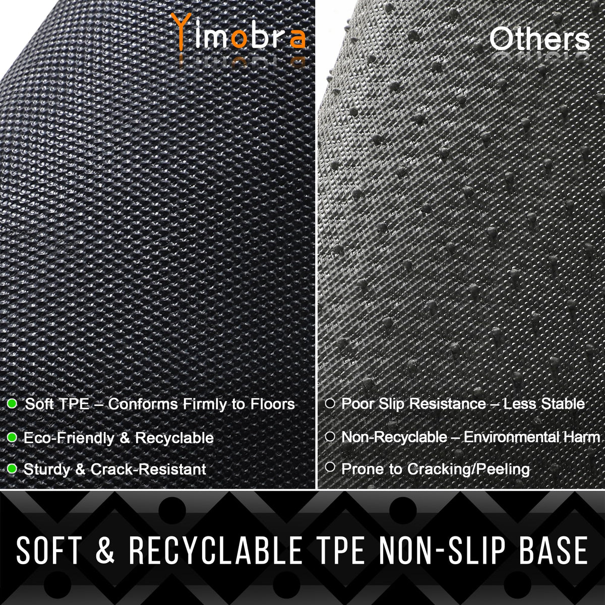 Yimobra durable weather-resistant material suits rain, sun, and snow near entryways.