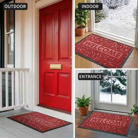 Yimobra outdoor mat withstands rain and snow with durable weave