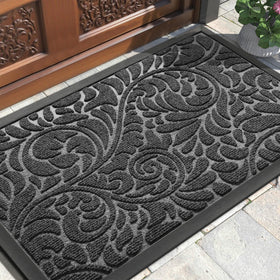 Yimobra outdoor doormat at front door protects floors and keeps entry clean