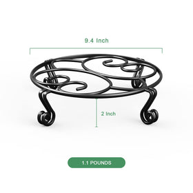 Yimobra round stand 11.8-inch diameter accommodates larger planters.
