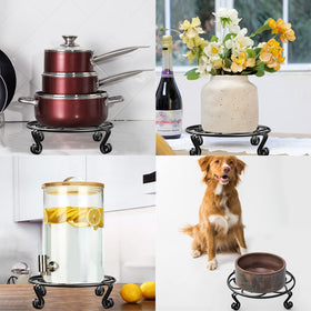 Yimobra round stand 9.4-inch diameter fits compact spaces.