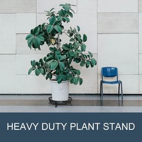 Yimobra round welded stand delivers stable support for big pots.