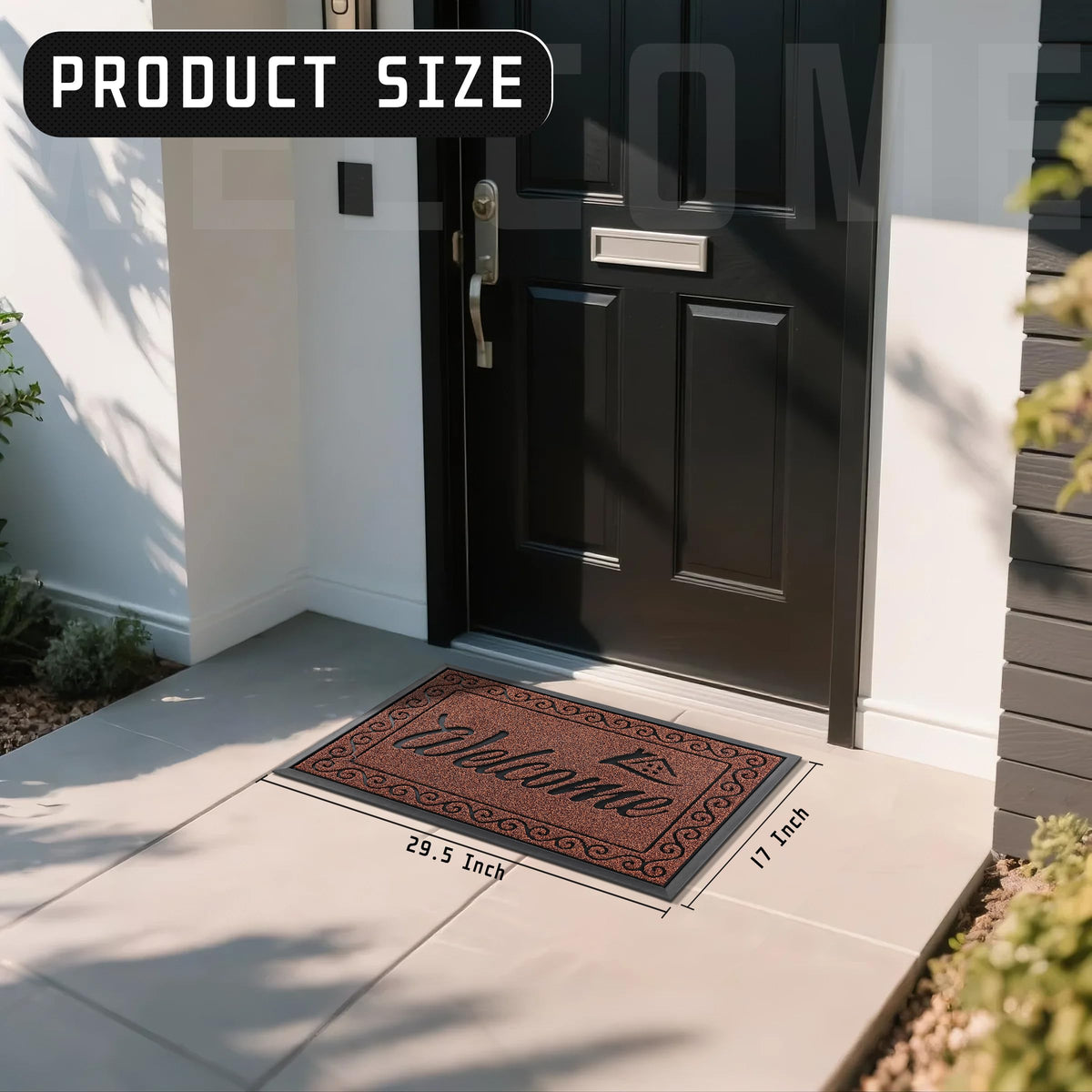 Yimobra mat low-profile 0.25 inch design fits under doors