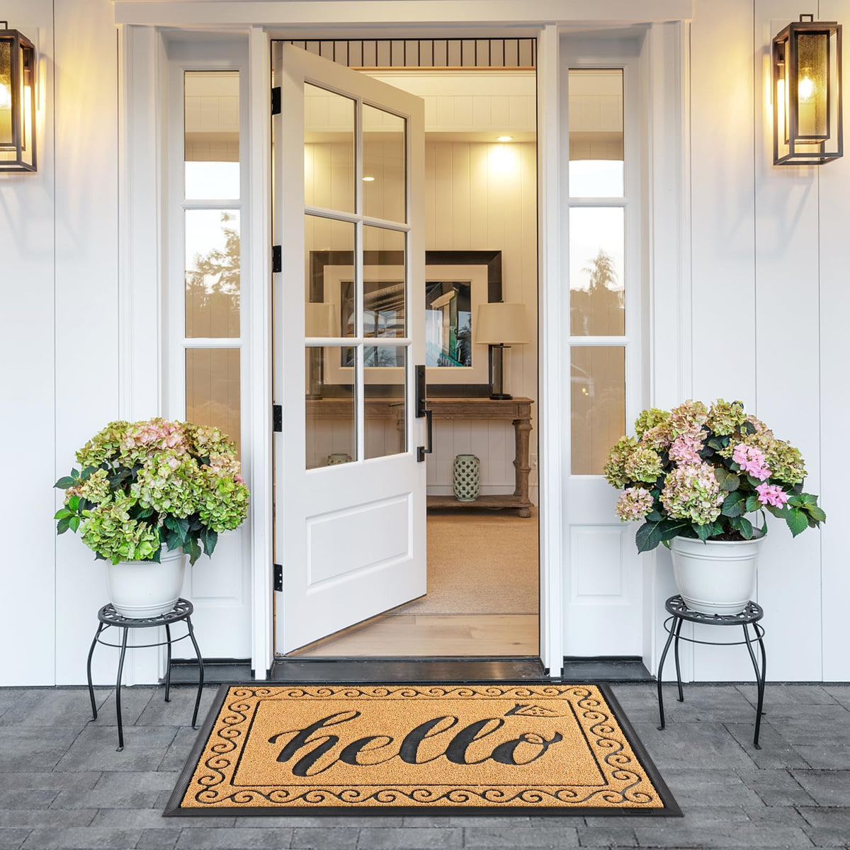 Yimobra durable entryway mat suits foyers, patios, and garages