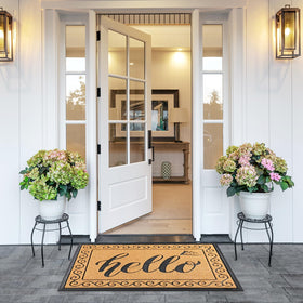 Yimobra durable entryway mat suits foyers, patios, and garages