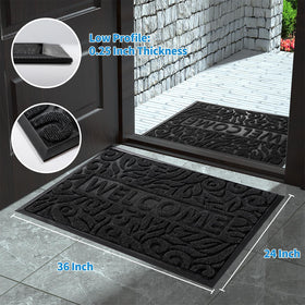 Yimobra mat is easy to clean with vacuum or hose.