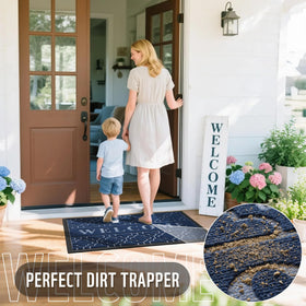 Yimobra groove pattern concentrates dirt for easier cleaning and longer floor protection.