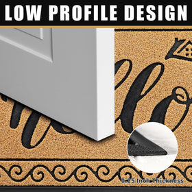 Yimobra low-profile 0.25-inch design fits under doors smoothly