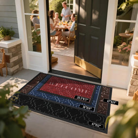 Yimobra non-slip backing detail prevents slipping on tile, wood, or concrete.