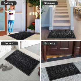 Yimobra mat's ultra-thin profile fits under most doors.