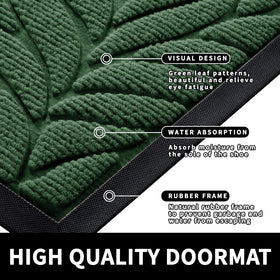 Yimobra wide-use door mat placed at a garage entry with a neat appearance.