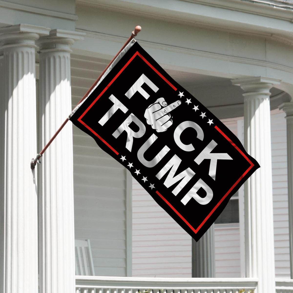 YINENA flag displayed on a porch enhances curb appeal