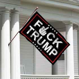 YINENA flag displayed on a porch enhances curb appeal