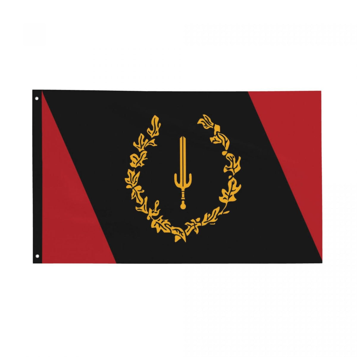 YINGFAN Black American Heritage Flag with brass grommets for durable outdoor display