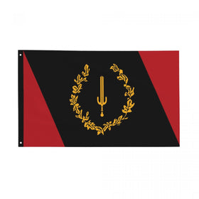 YINGFAN Black American Heritage Flag with brass grommets for durable outdoor display
