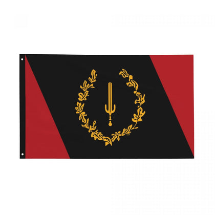 YINGFAN Black American Heritage Flag with brass grommets for durable outdoor display