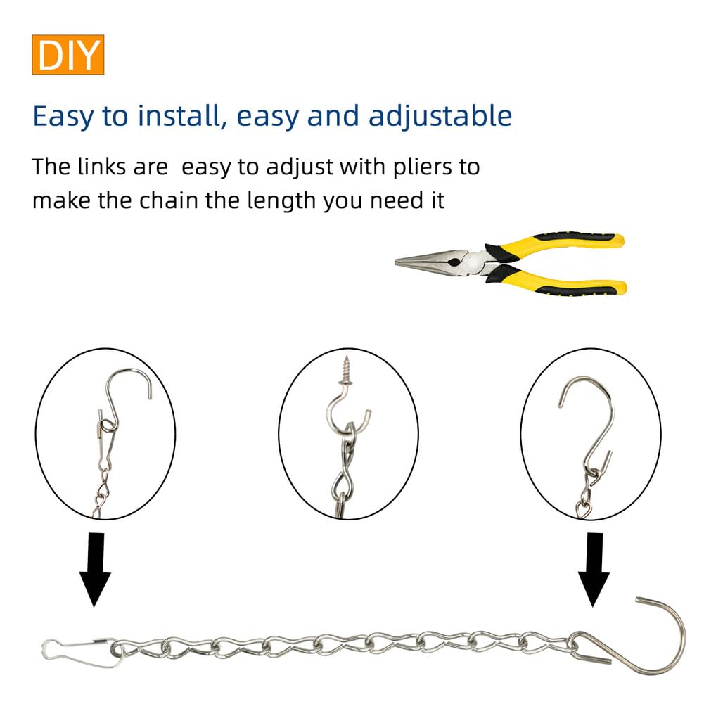 YINGFENG adjustable-length chain for precise hanging height of plants