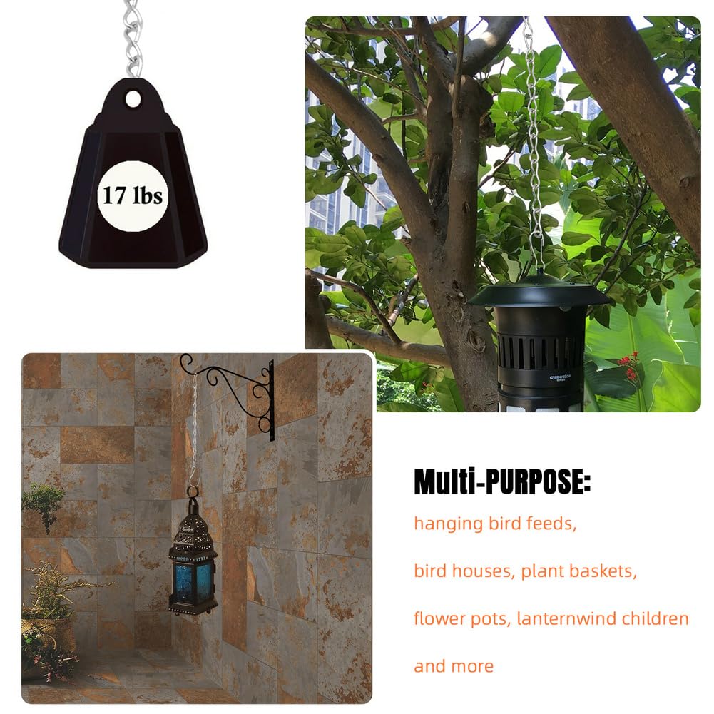 YINGFENG easy-install chain kit for bird feeders and wind chimes
