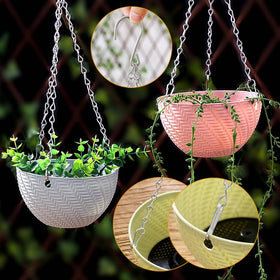 YINGFENG chain with S hooks and clips for secure hanging of planters