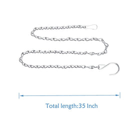 Outdoor-friendly weather-ready chain suitable for balconies and gardens.