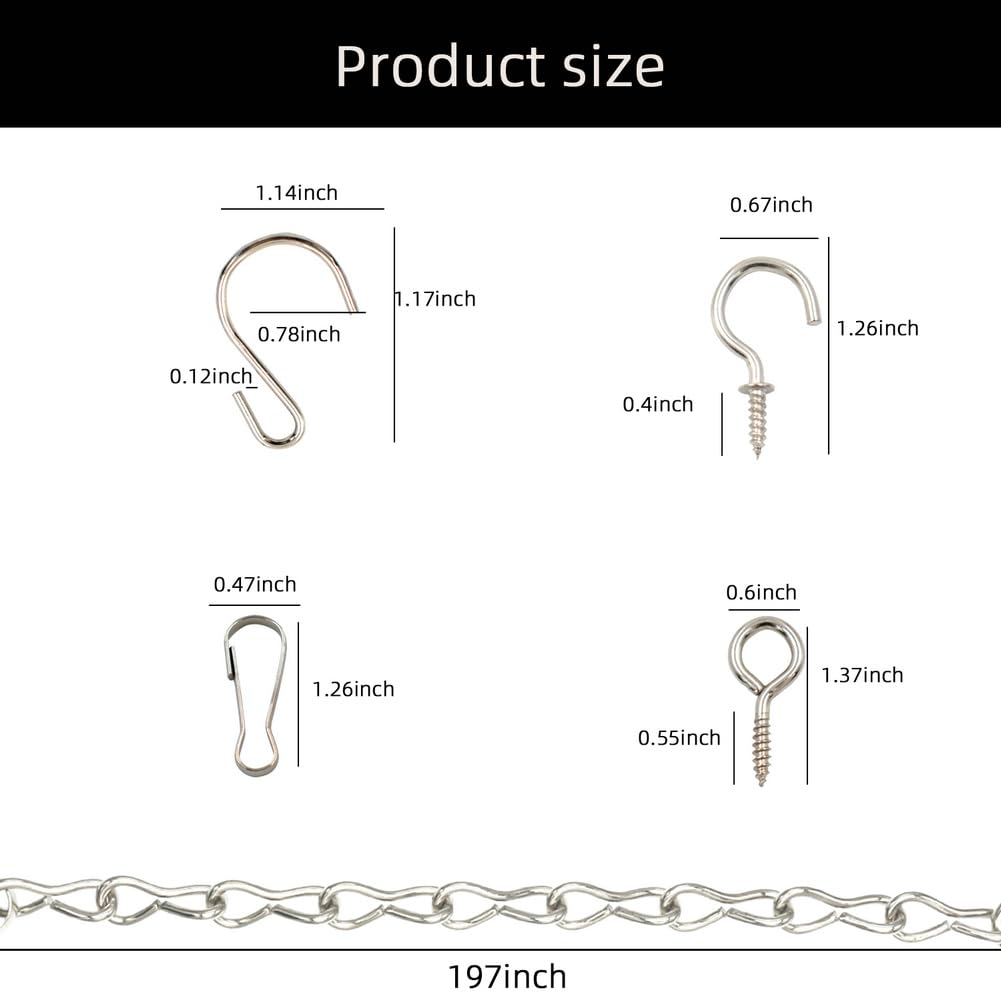 YINGFENG silver-coated iron chain offers corrosion resistance for outdoor use