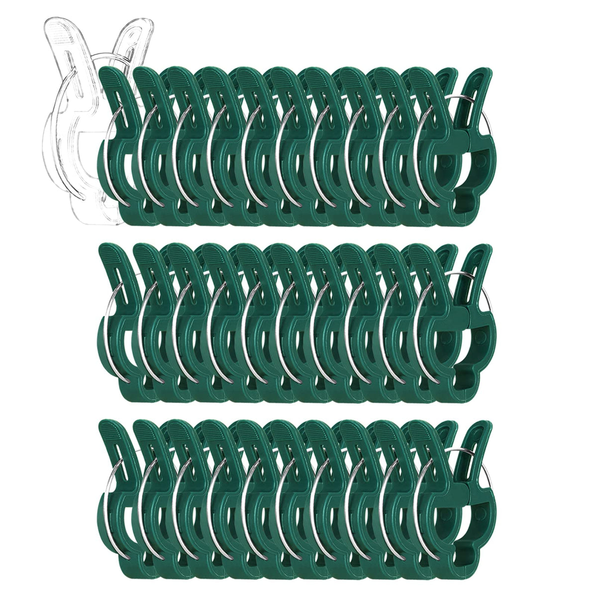 Yinghezu trumpet clip 1inch close-up demonstrates secure stem gripping for vines.