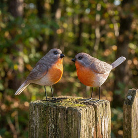 YINGHOYEDO nature lovers gift robin figures brighten spaces.