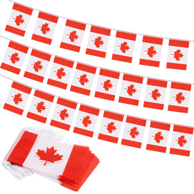 Yingnner Canada flag banner full-length drapes a wall with patriotic flair