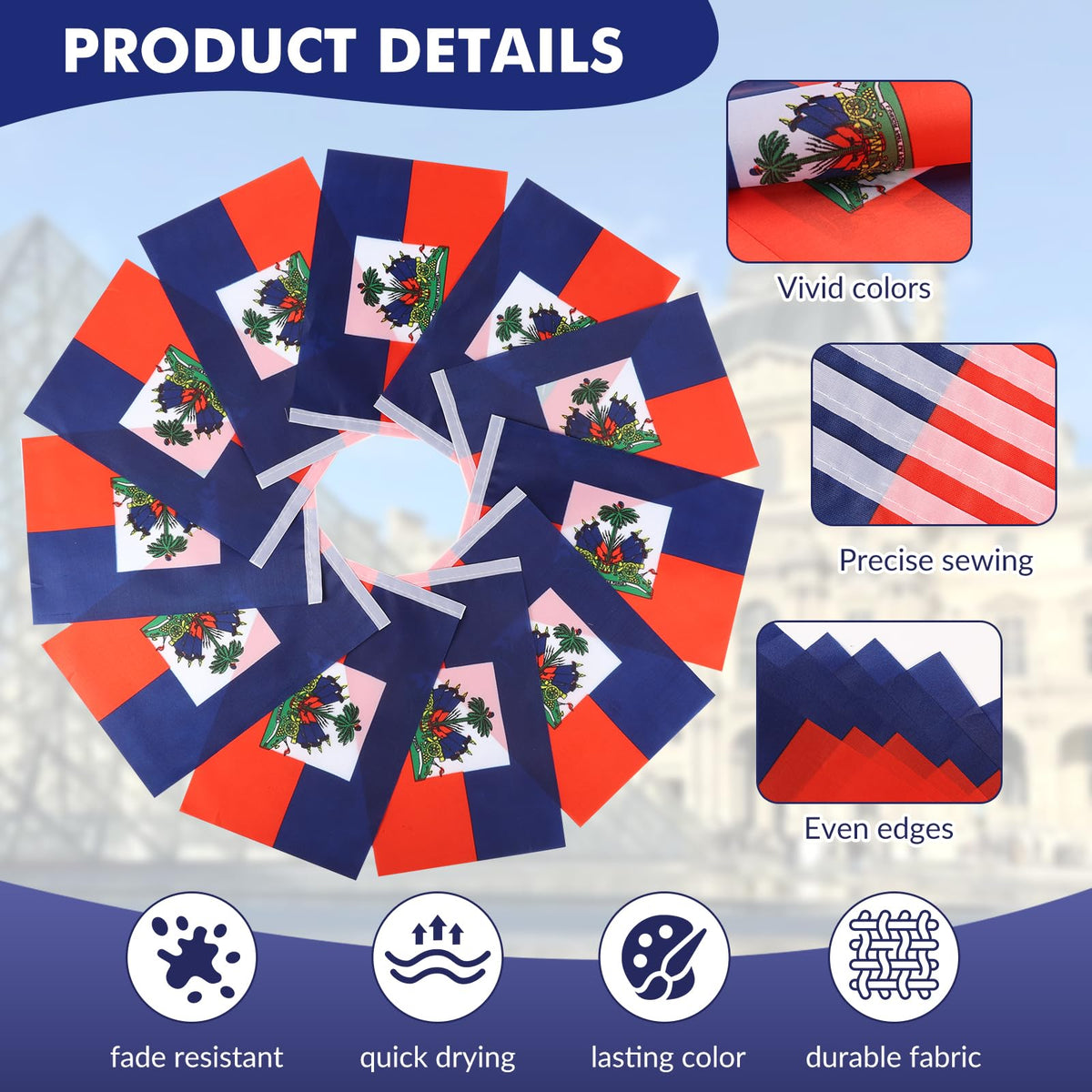 Yingnner classroom Haiti decor banner adds national pride to spaces