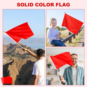 Yingnner blank red flag 12x18 inch ready for customization
