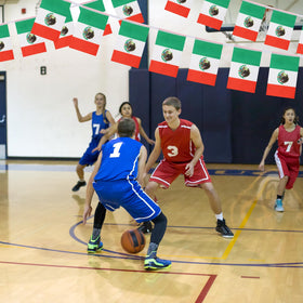 Yingnner Mexico flag banner used at sports events to boost team spirit