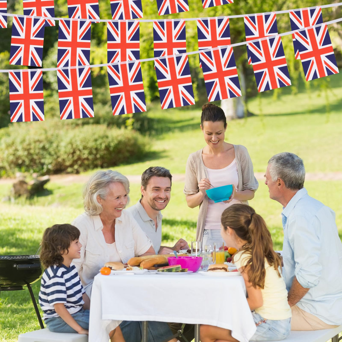 Wall display using Yingnner Union Jack banner.