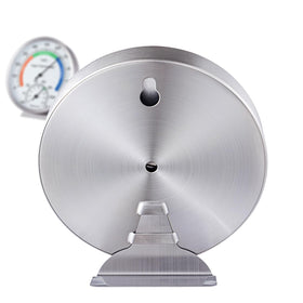 YingWing hygro thermometer with bracket supports wall hanging or tabletop setup.