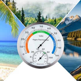 YingWing indoor outdoor hygrometer suits homes, offices, gardens, and patios.